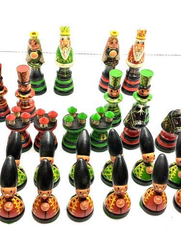 Russian wooden chess - wooden,