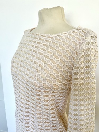 Vintage handmade ivory lace - vintage,