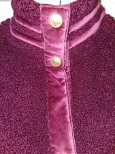 Joules Fleur Burgundy Fleece