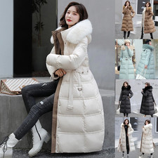 Women Big Fur Overcoat Parkas