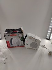 Staywarm  Thermo Fan Heater with 2 Heat Settings and Overheat Protection,