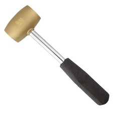 The Beadsmith Brass Head Mallet - Metal Elements - 10 Inches long 2LB head
