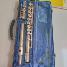 Flute with case and a selection music books from beginner onwards