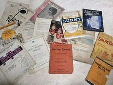 Collection of Vintage Music Scores Mainly for Paino