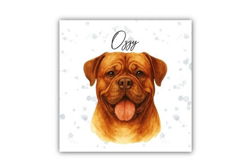 Dogue bordeaux personalised - de,