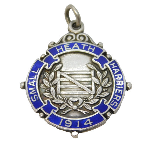 Sterling silver enamel heath - silver, &