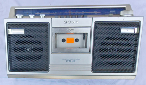 Vintage sony cfs cassette - vintage,