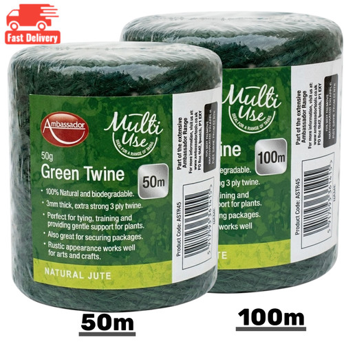 Green garden jute string - garden,