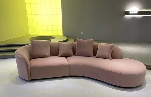 Large curved seater - large, sofa