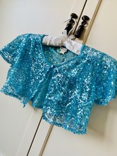 ⭐️💐 Flower girl Sequin Bolero , wedding , disco, party Cardigan Monsoon