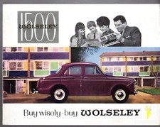 Wolseley 1500 Fifteen Hundred 1963-65 UK Market Sales Brochure Fleet Family