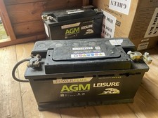 2 x AGM Camper Van Leisure