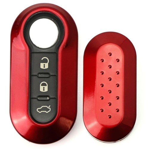 Gloss red key fob - key, shell