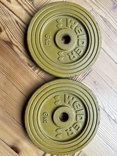 Retro weider cast iron weight - weider,