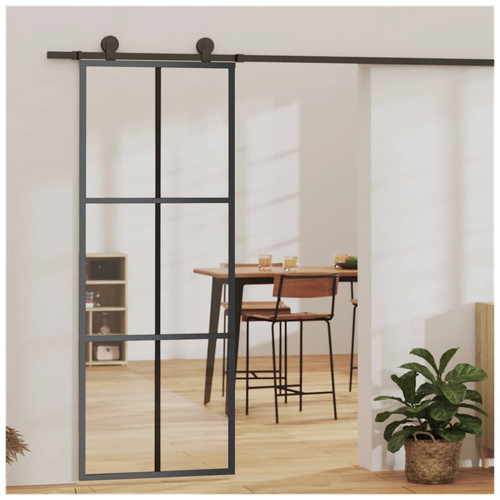 Sliding glass door black - glass,