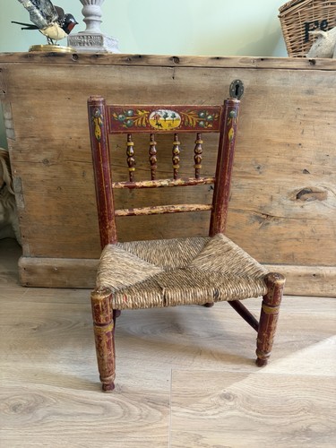 Antique spanish folk art red - antique,