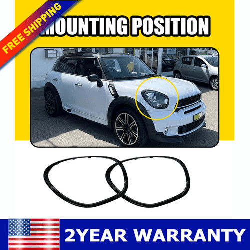 Pair headlight bezel - bezel, trim