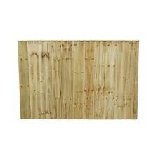 6x4ft Green Closeboard Fence