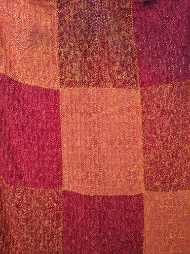 Vintage granny knit blanket - granny,