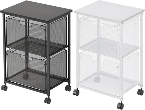 Letter legal rolling file cart - letter/legal,