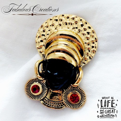 Golden ethnic nubian - queen, art