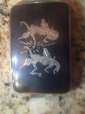 VINTAGE SIAM AMFARCO STERLING SILVER BELT BUCKLE