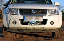 Winch Mounting Plate in Original Bumper for SUZUKI GRAND VITARA II 2005 - 2008