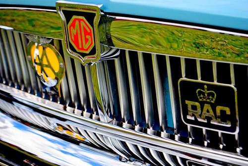 Classic sports car front - car,