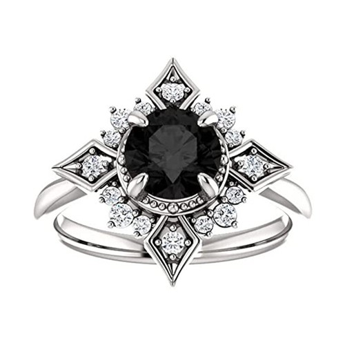 Round cut black onyx - ct,