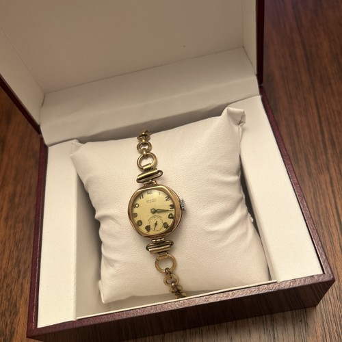 Hermes 9ct gold luxury swiss - 9ct,