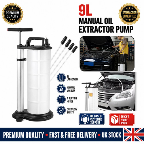 Manual vacuum oil pump - 9l,