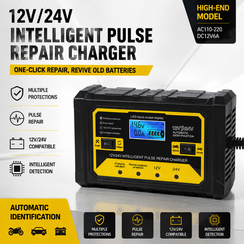 Car battery charger - charger, 24v