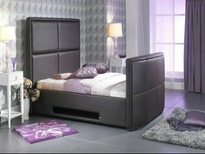 Electric Bonded Leather TV Bed