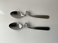 Villeroy & Boch Pair of Wave Espresso Spoons Used Excellent Condition