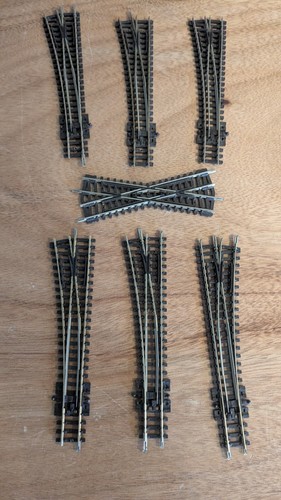 Peco gauge turnout bundle - 6x,