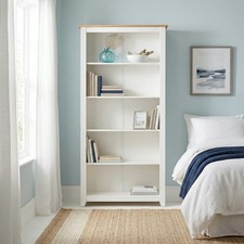 Capri Tall White Bookcase
