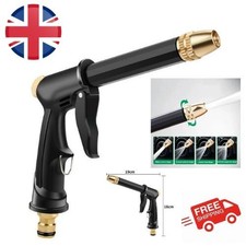 High-Pressure Water-Spray Gun Metal Brass Nozzle Car Garden Lawn Wash Hose Pipe