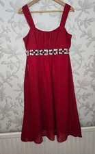 BHS Red Sequin Embellished