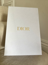 DIOR SHOE BOX WHITE PEBBLE