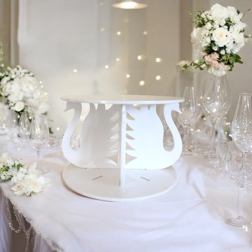 Swan design cake raisers - design,