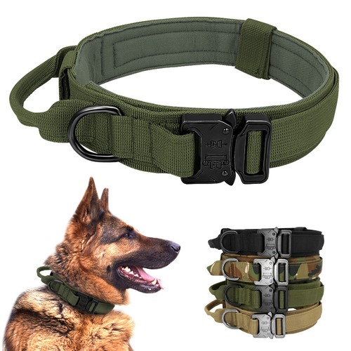Military tactical dog collar - military,