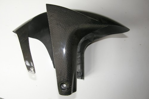 Carbon fibre front mudguard - carbon,
