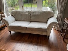X2 Stunning, Silver, LAURA ASHLEY, Sofa Set! Purchased £3,000, Selling £1,100.