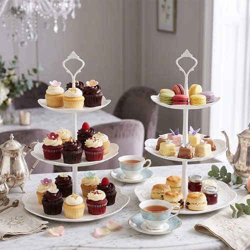 2pcs tier cake stand - 3,