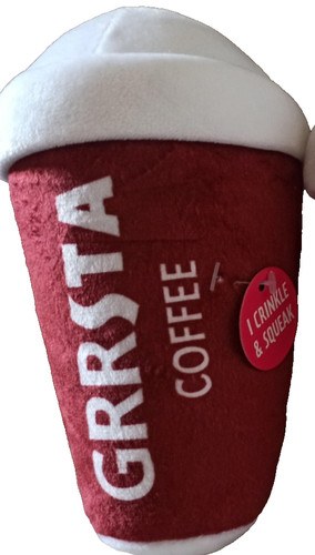 Coffee cup dog toy - toy,