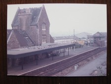 Photograph postcard Railway Crewkerne Station Somerset 1980s Brtitish Rail