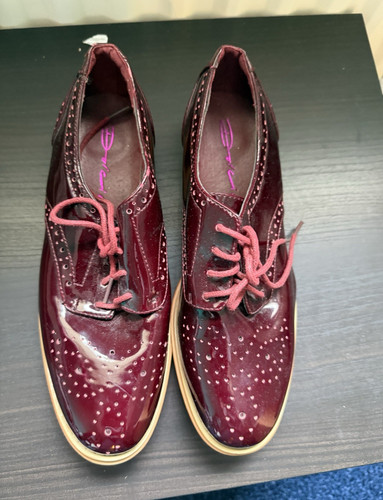 Dolcis burgundy patent - burgundy, leather