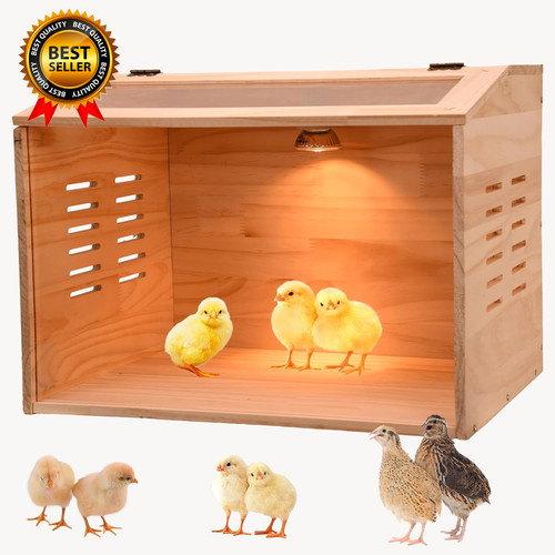 Brooder box for chicks - brooder,