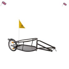 Fahrradlastenanhänger 35kg Stalwart Single Track with Foldable Steel Frame