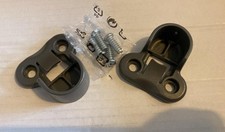 2 x 130627 IKEA PAX Grey Wardrobe Rail Brackets and screws (4 x 100325)